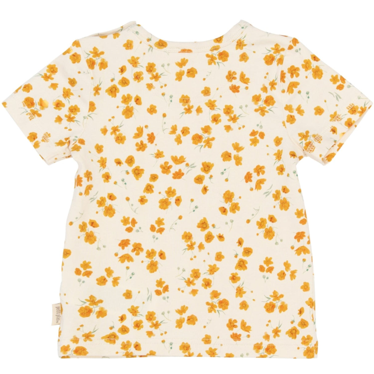 Petit Piao Eggnog Buttercup Aop Ppsun S_S Tee
