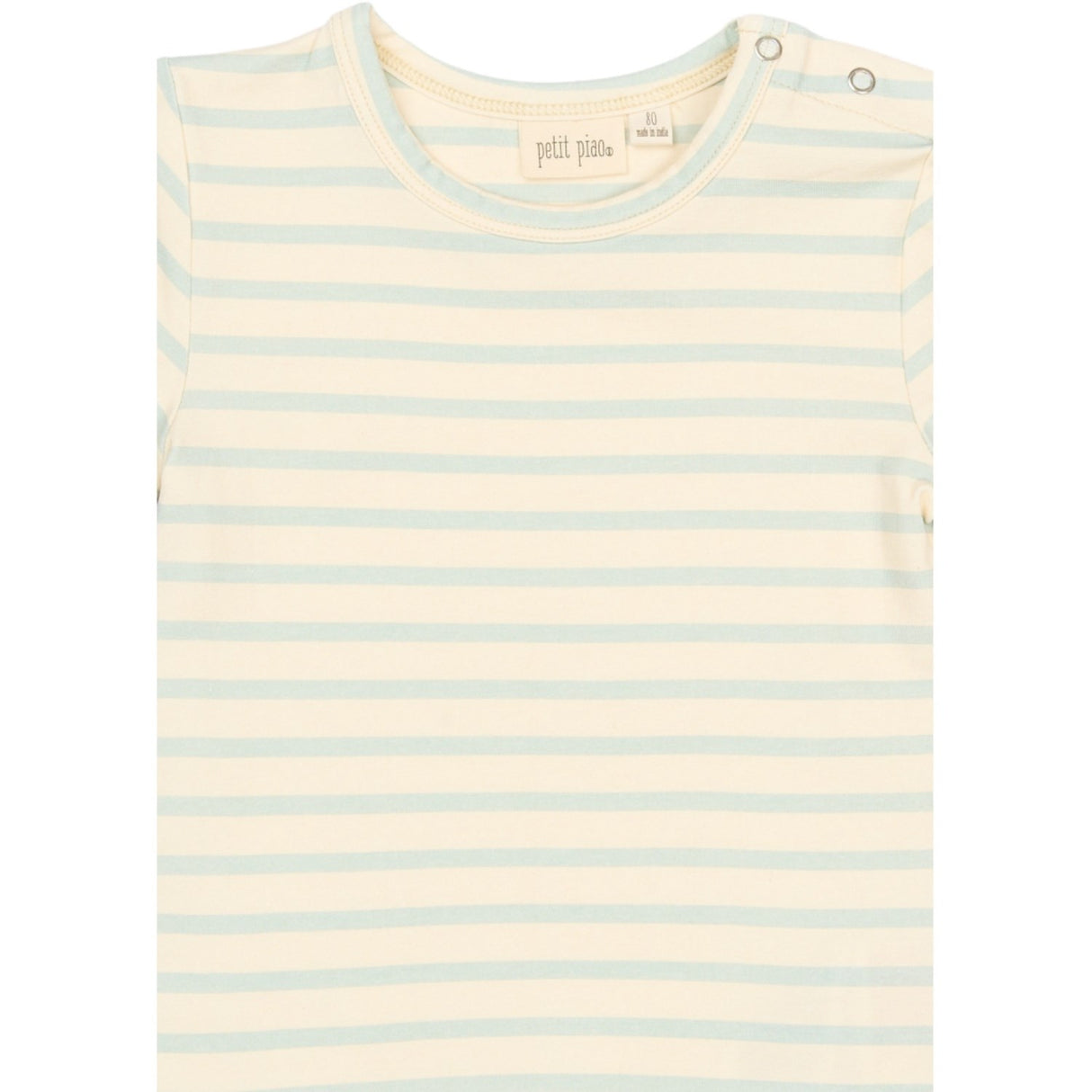 Petit Piao Winter Sky Striped Ppsun S_S Tee