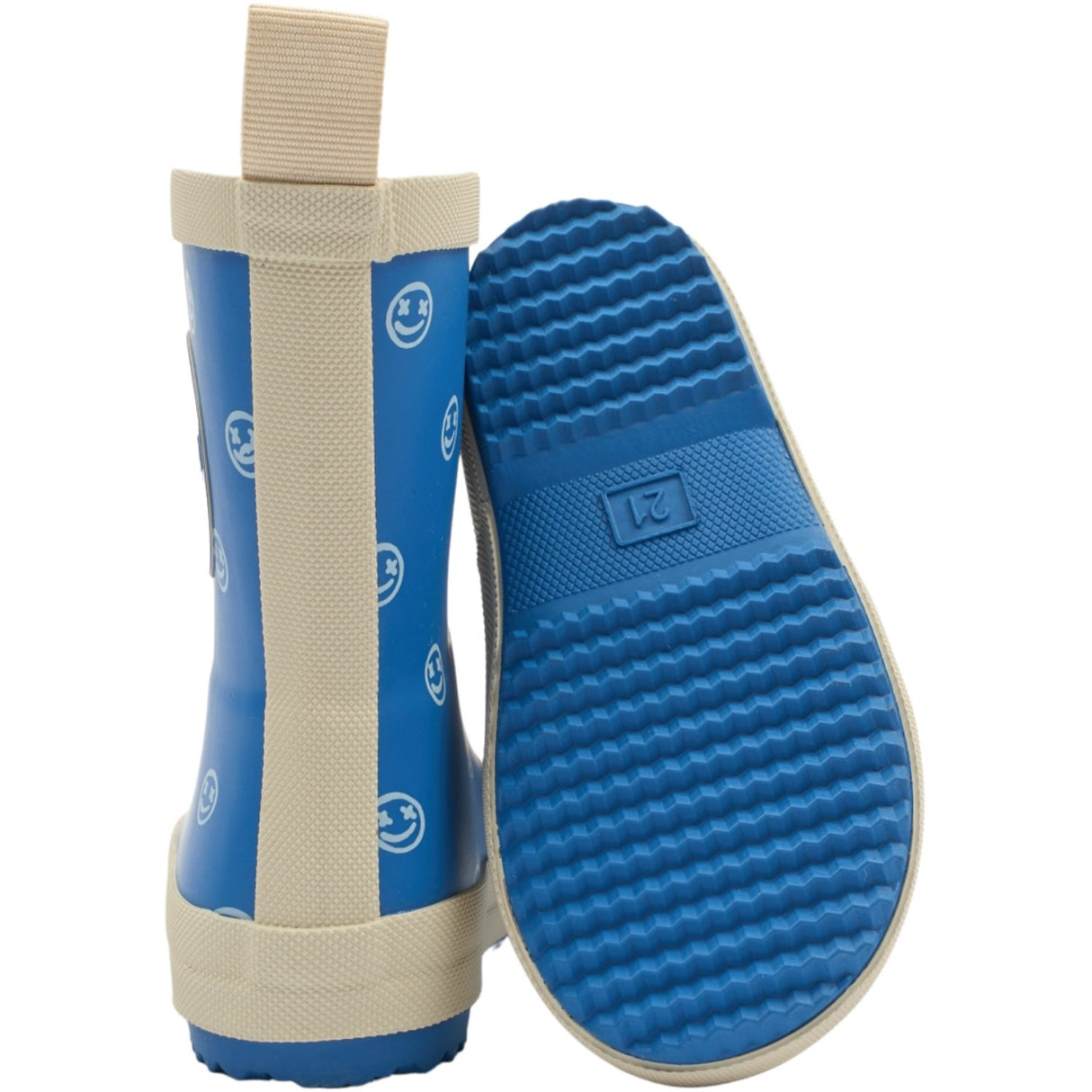 Pom Pom Snorkel Blue AOP Bliss Rubber Boot AOP