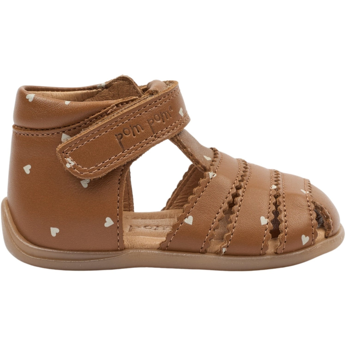 Pom Pom Picante Heart AOP Pi Starter Scallop Sandal
