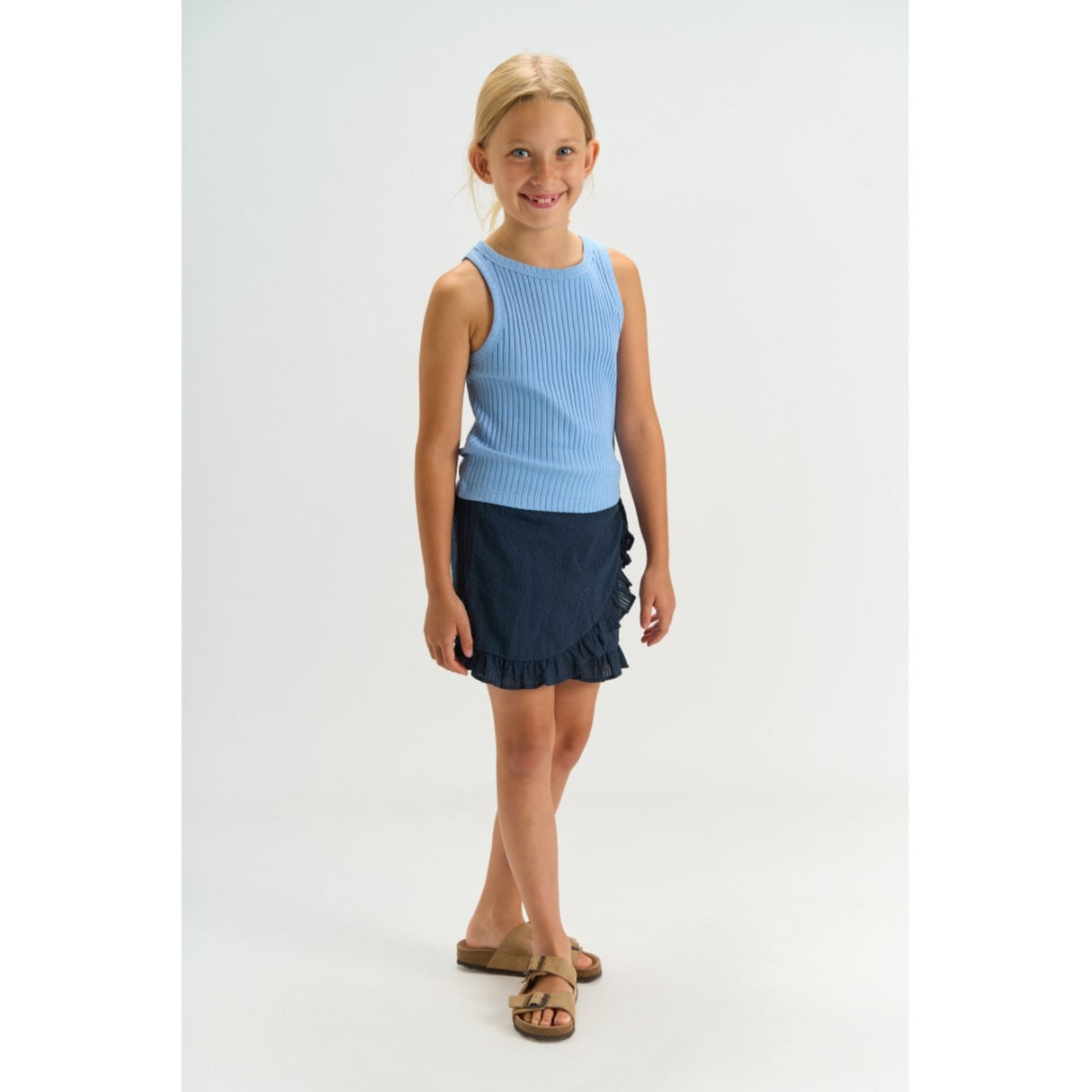 The New Navy Blazer Tntessa Wrap Shorts