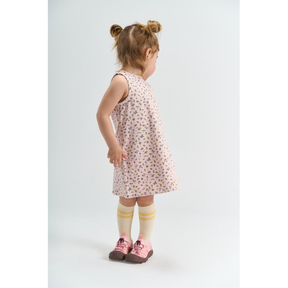 THE NEW Siblings Light Lilac Aop Tnstsif S_L Denim Dress