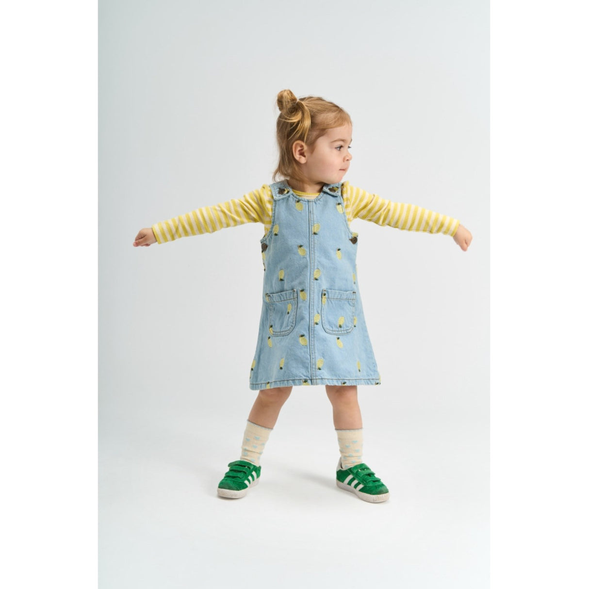 THE NEW Siblings Light Blue Denim Emb Tnstsaja S_L Denim Dress
