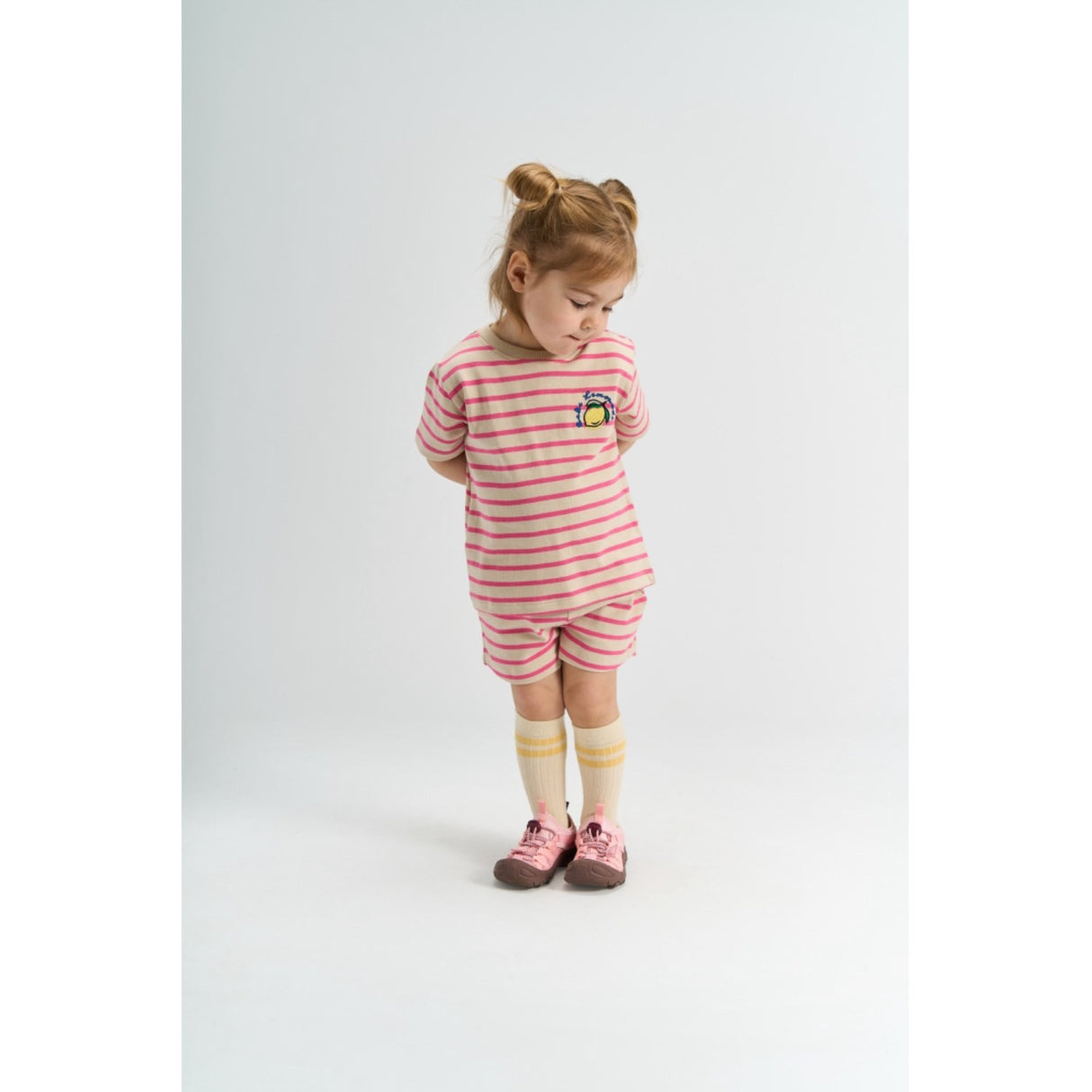 THE NEW Siblings Carmine Rose Striped Tnstsannah Shorts