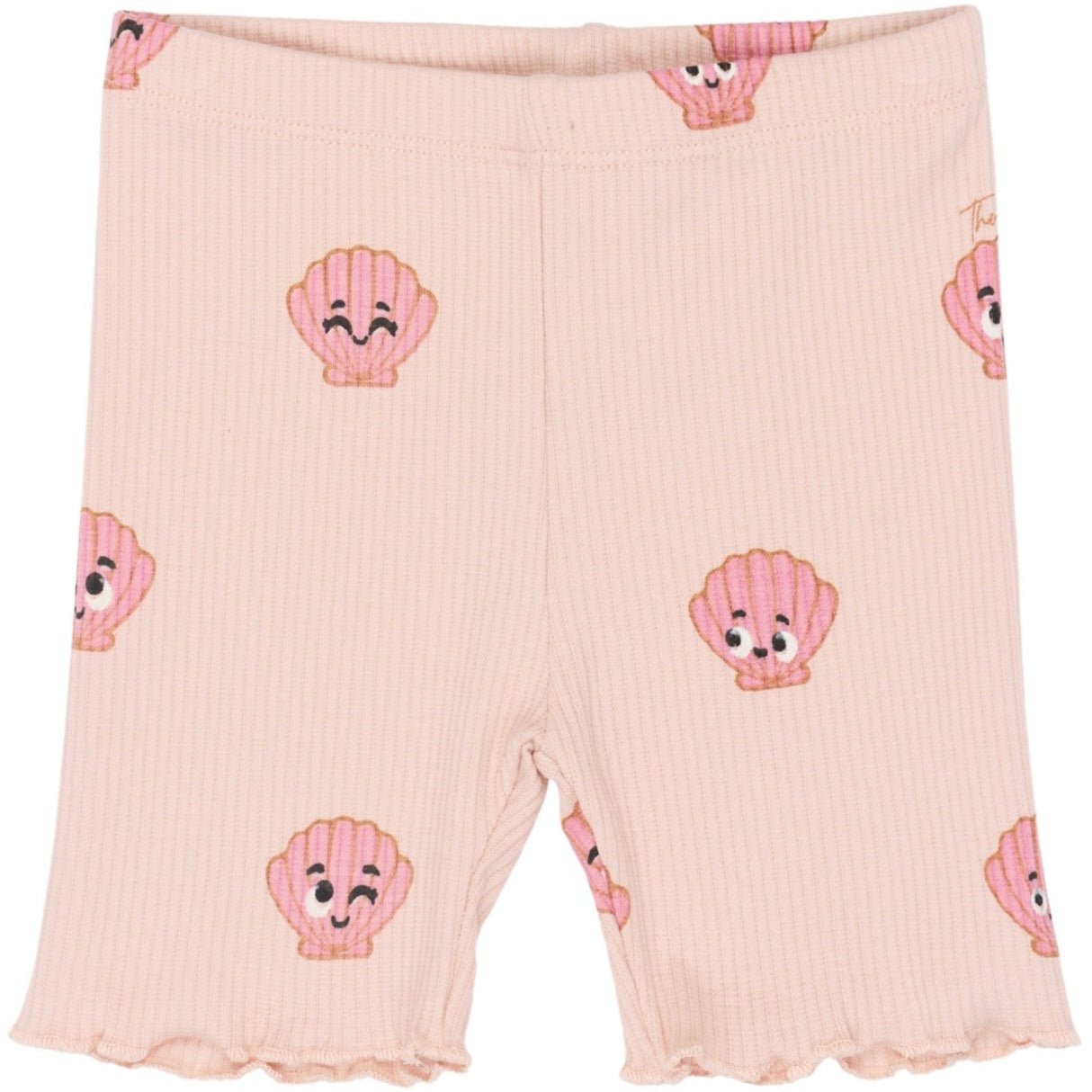 THE NEW Siblings Peach Whip Aop Tnsttinker Tight Rib Shorts