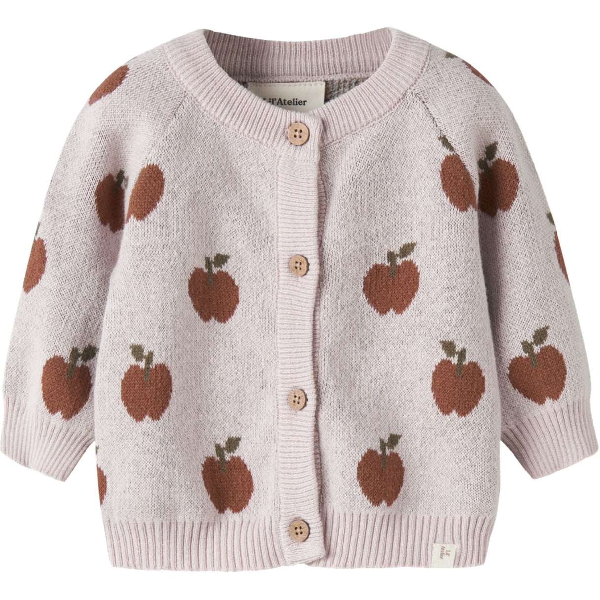 Lil'Atelier Hushed Violet Nbflulio Knit Card Lil Noos