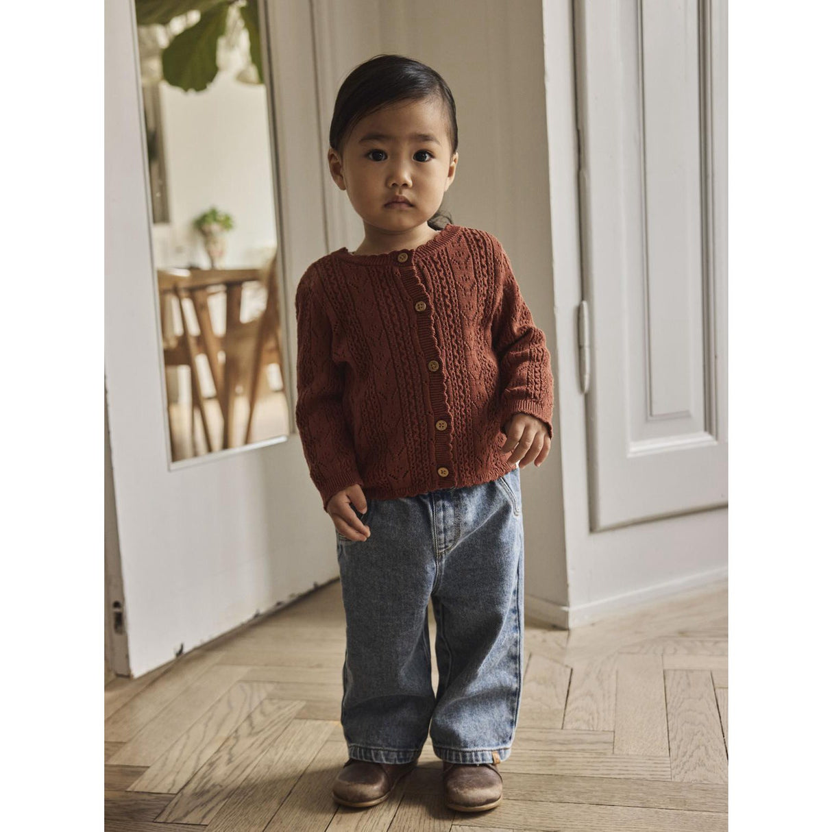 Lil'Atelier Maple Syrup Nbfkajsa Kas Ls Knit Card Lil