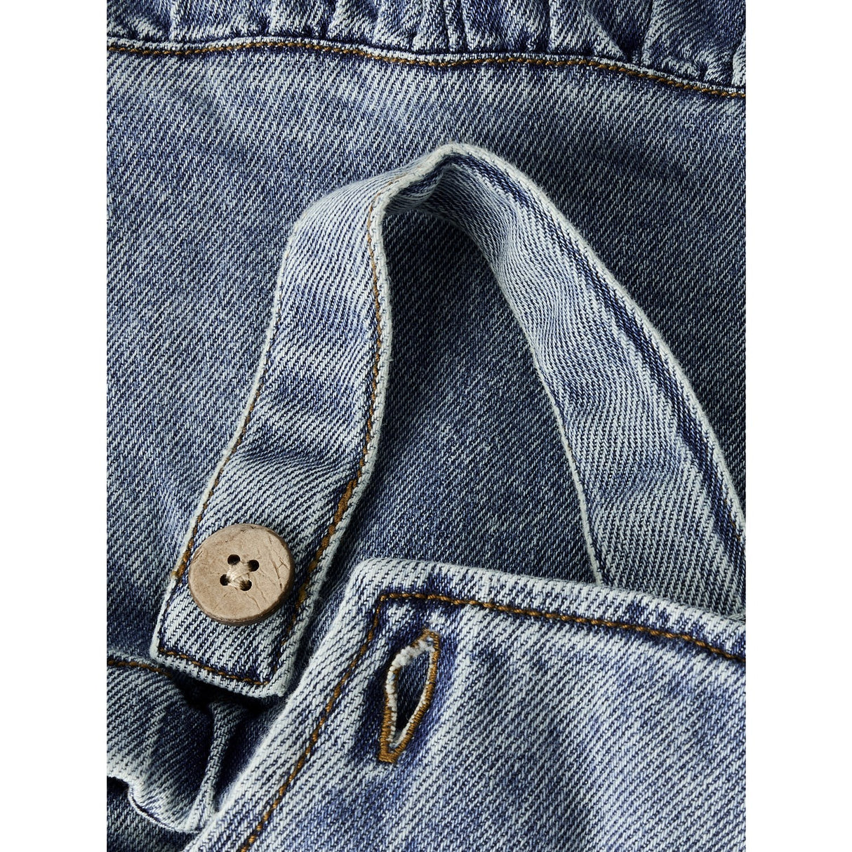 Lil'Atelier Medium Blue Denim Nbfkarole Dnm Skirtall 2433-Cj Lil