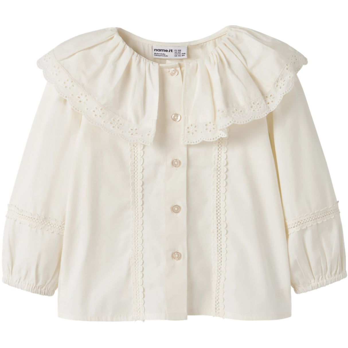 Name It Antique White Nmfkis Ls Shirt