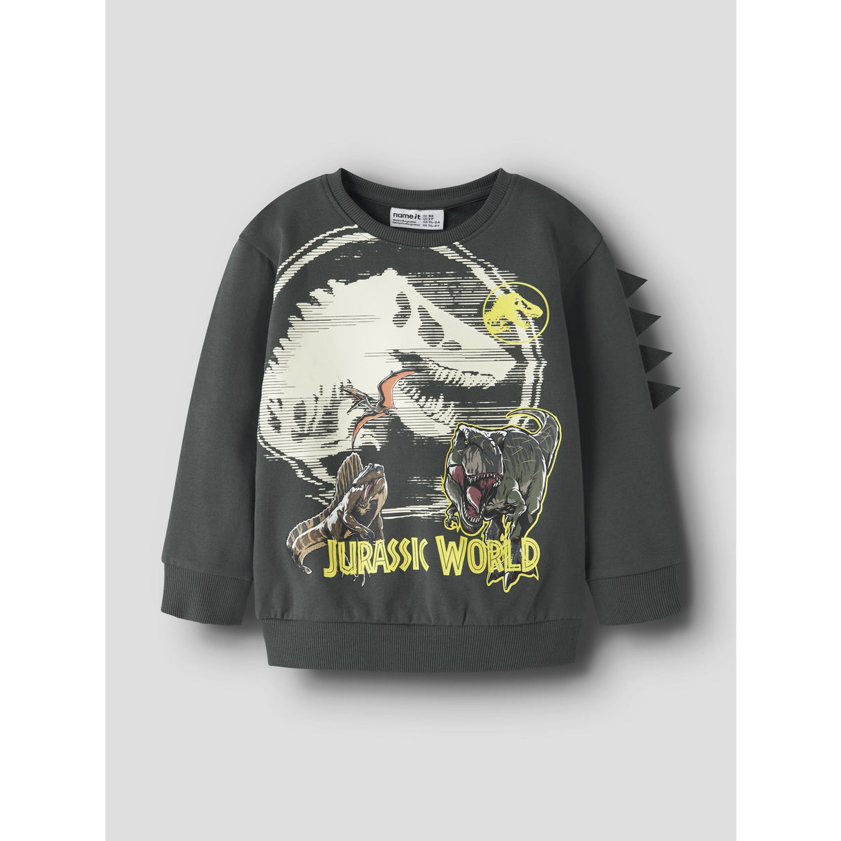 Name It Urban Chic Nmmjal Jurassic Nreg Sweat Bru Noos Sky