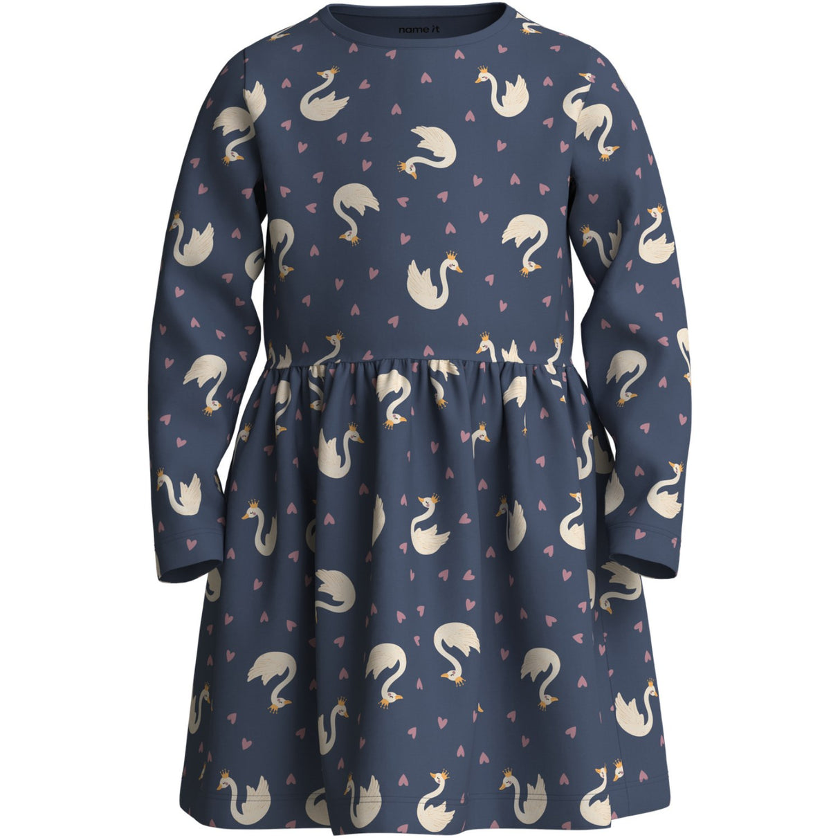 Name It Vintage Indigo Swan Princess Nmfvilisa Ls Dress