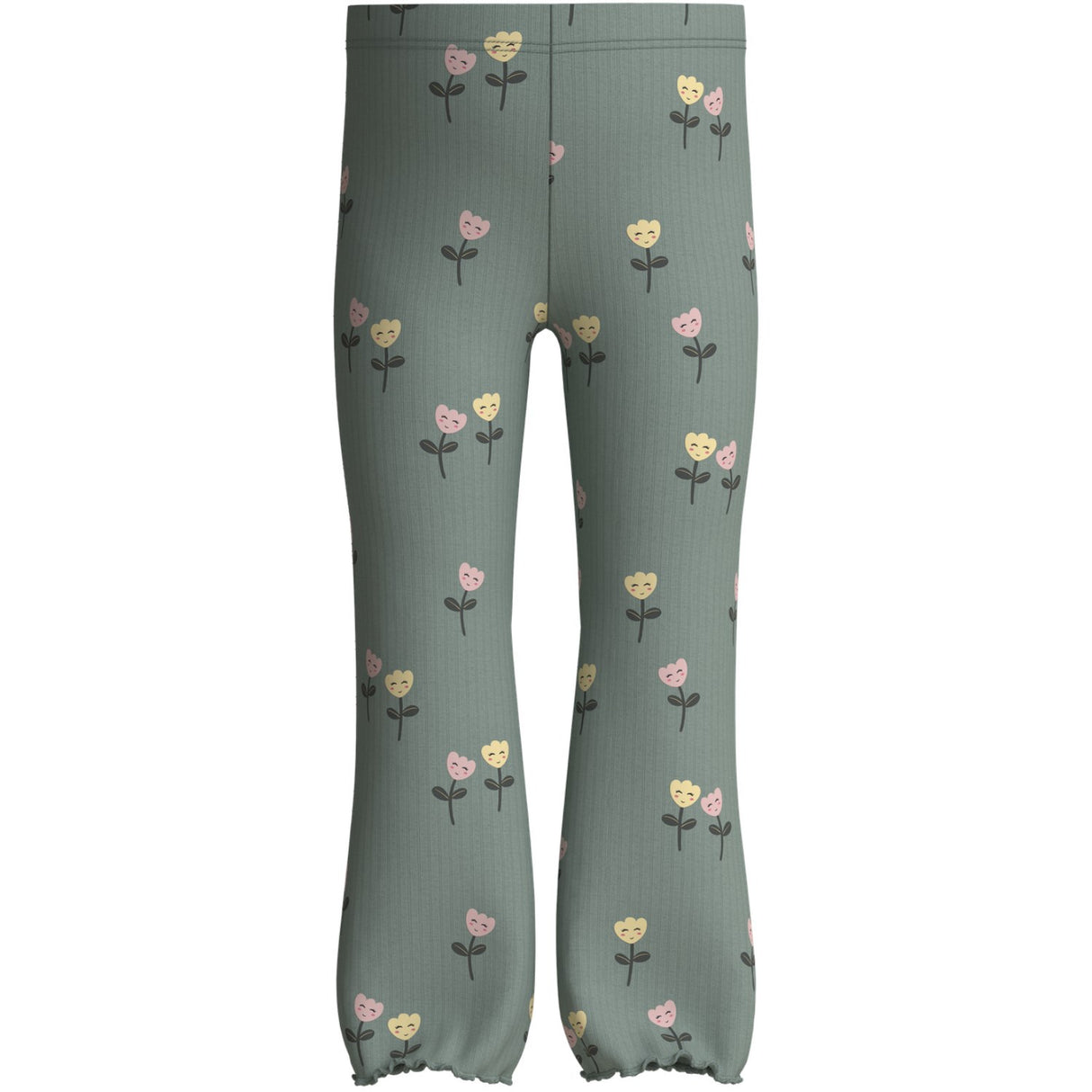 Name It Green Milieu Happy Flowers Nmfvemma Flare Pants