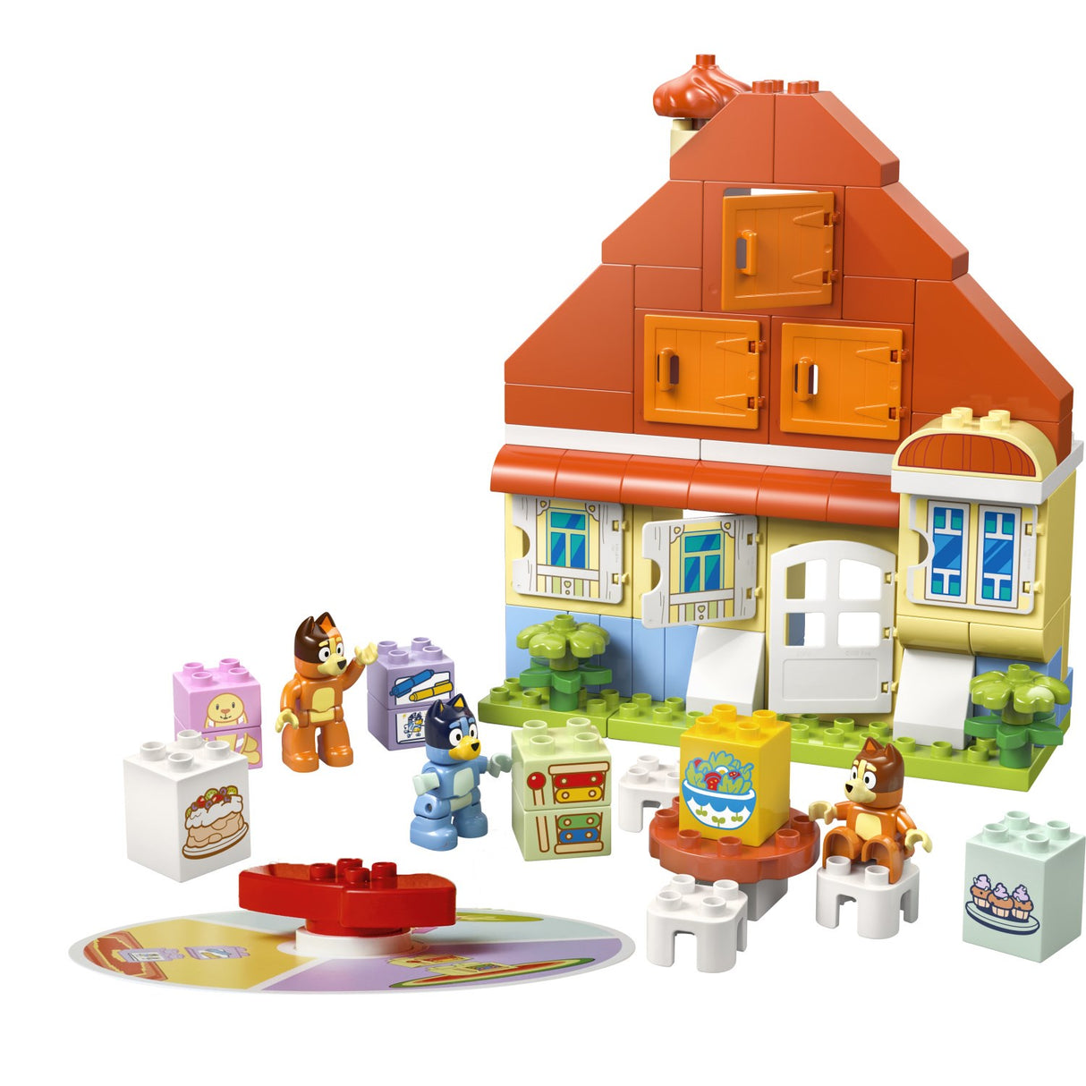 LEGO® DUPLO Bluey - Blueys Families Hus Med Huskespil 10459