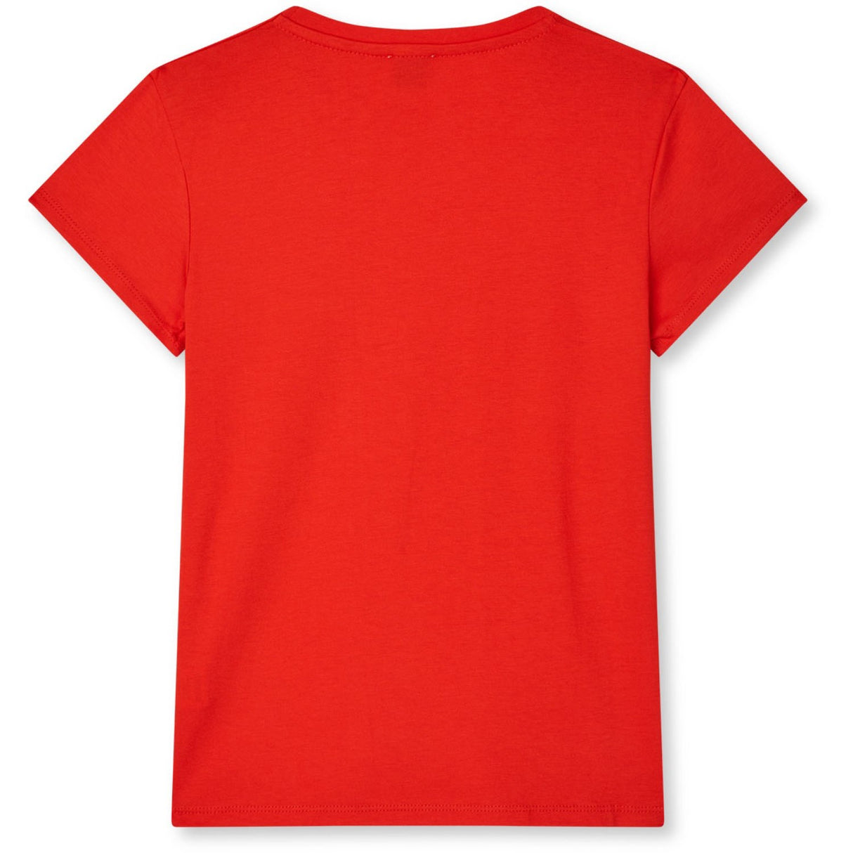 Mads Nørgaard Fiery Red Single Cotton Tuvina Mini Mirror Tee