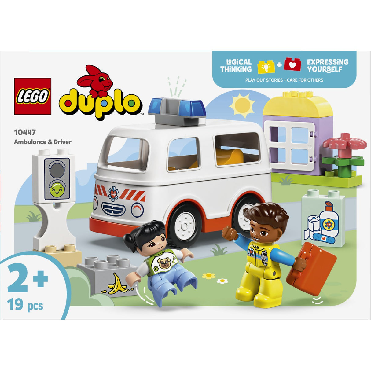 LEGO® DUPLO Town - Ambulance And Fører 10447