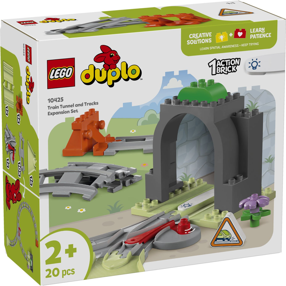LEGO® DUPLO Town - Togtunnel And Spor – Udvidelsessæt 10425