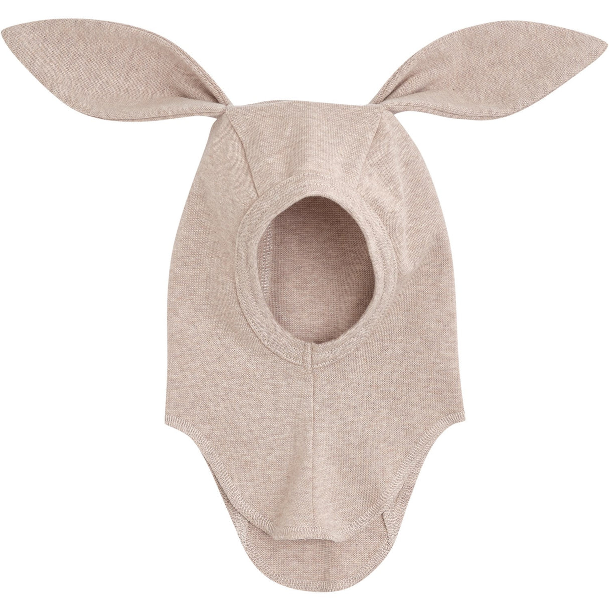 Huttelihut Camel Melange Balaclava Ears Cotton Rib