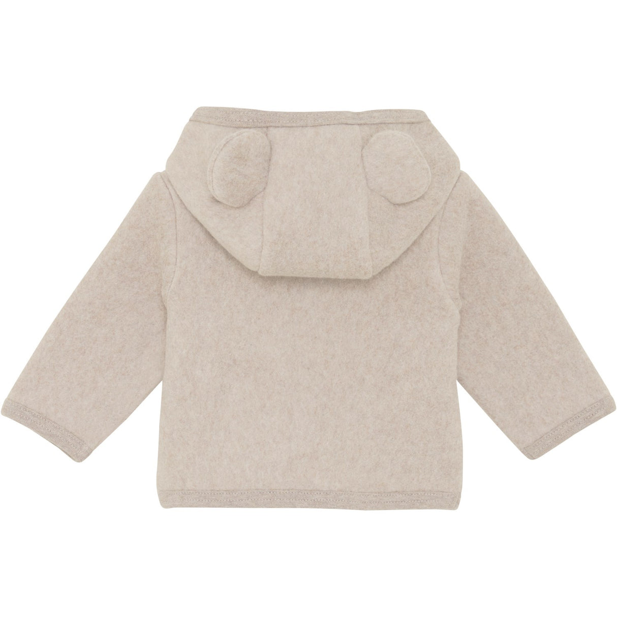 Huttelihut Camel Melange Jacket Ears Cotton Fleece