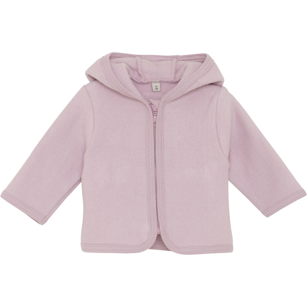 Huttelihut Deauville Mauve Jacket Ears Cotton Fleece