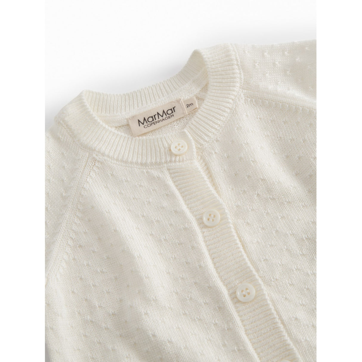 MarMar Newborn Modal Mix Mini Dots Gentle White Taki Knitwear
