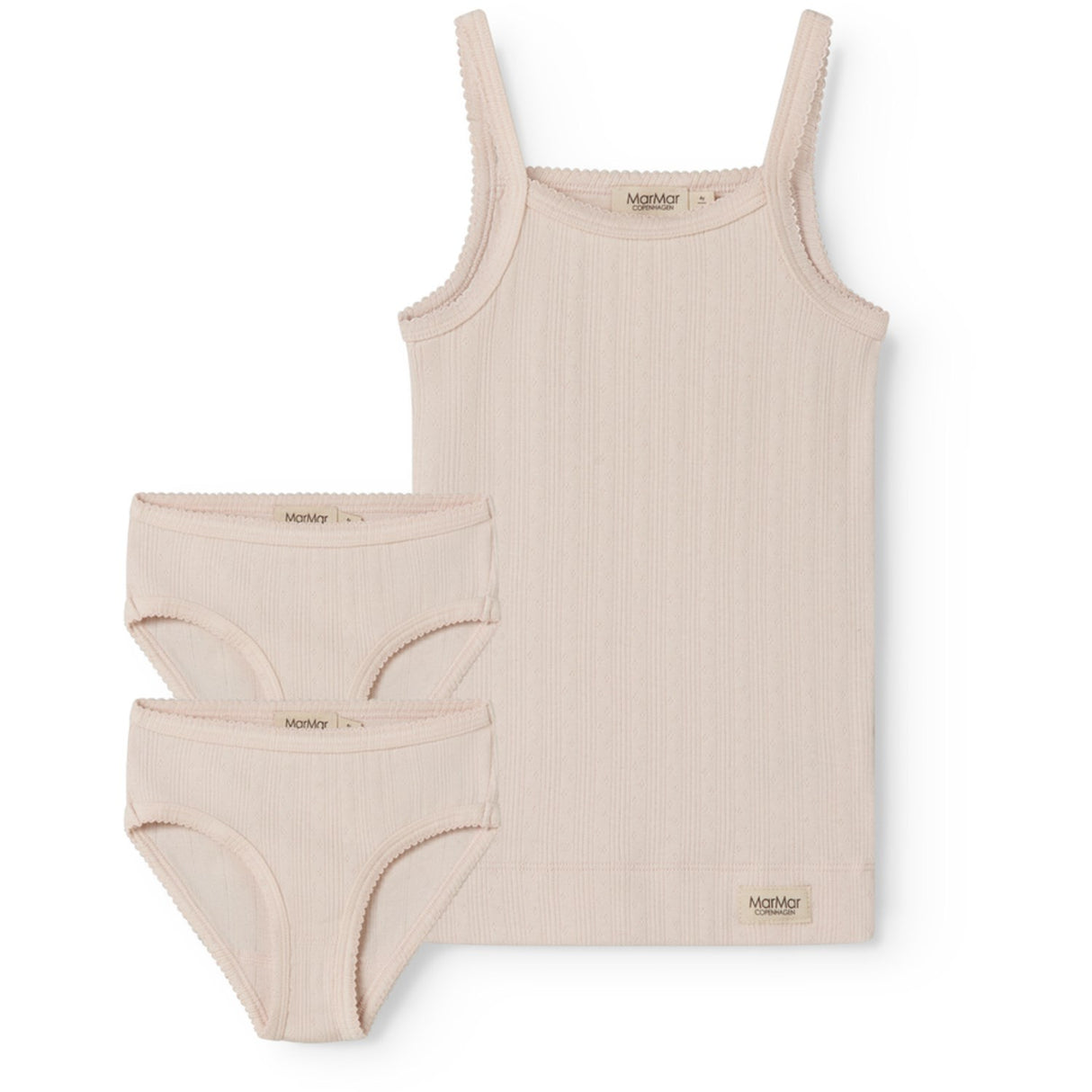 MarMar Modal Pointelle Misty Pink Underwear Set
