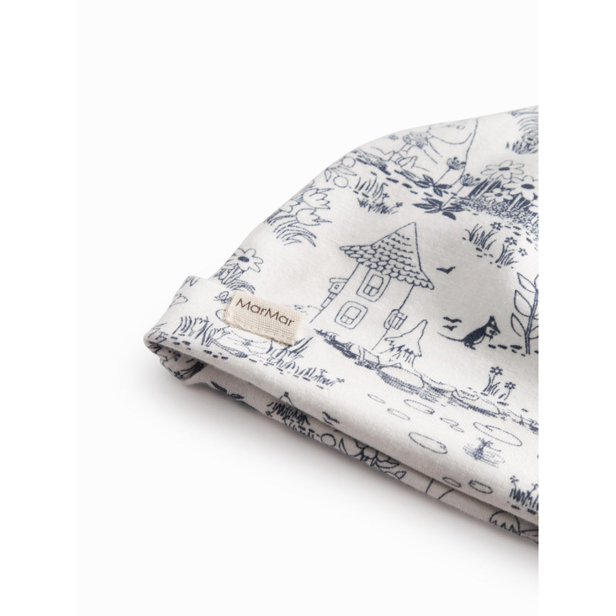 MarMar Newborn Modal Smooth Print Moominvalley Aiki Hat