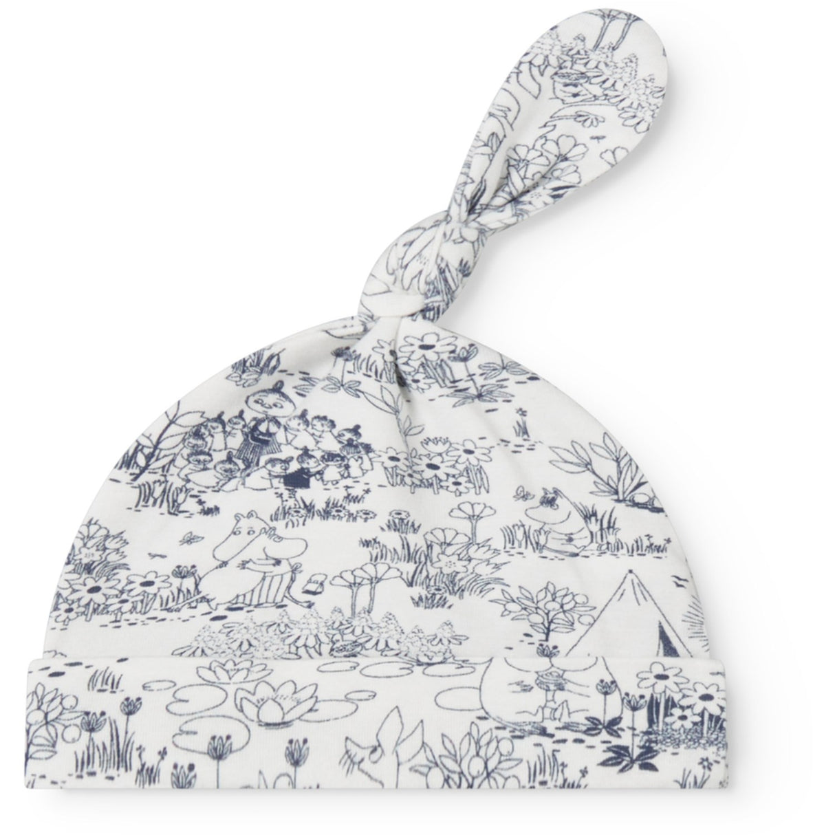 MarMar Newborn Modal Smooth Print Moominvalley Aiki Hat