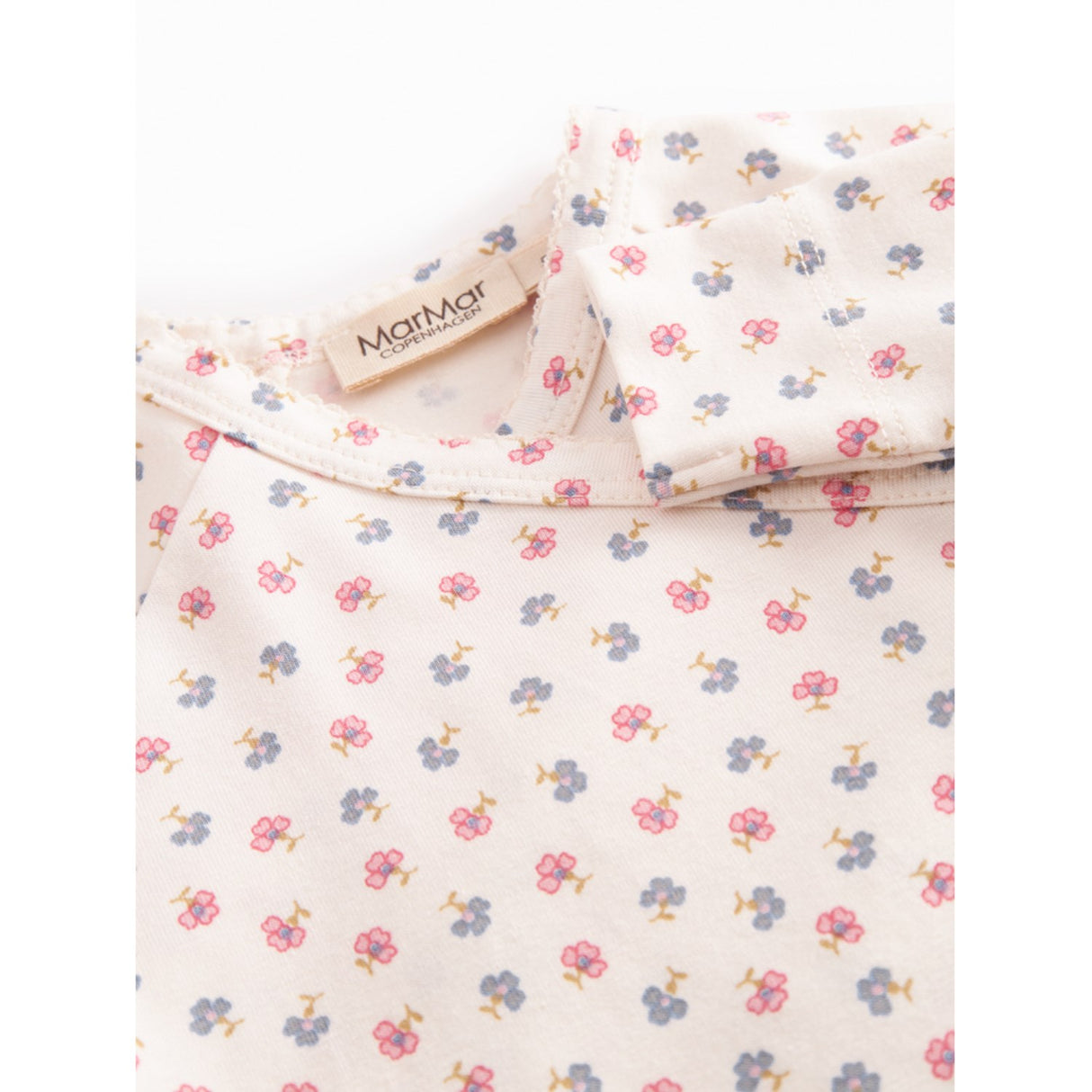 MarMar Newborn Modal Smooth Print Mini Flower Rubetta Onesie