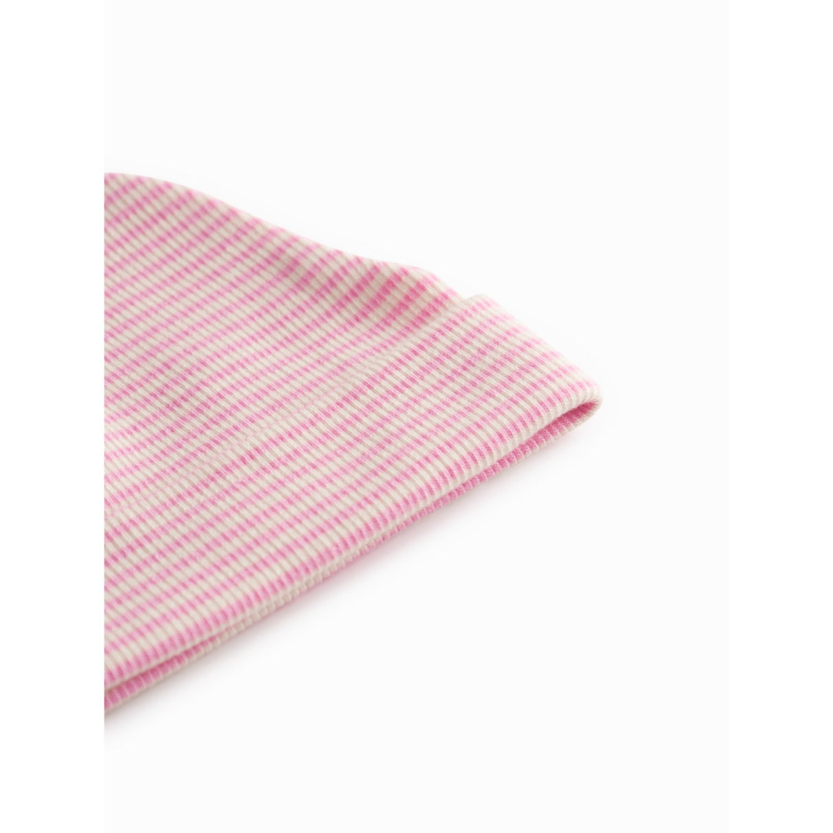 MarMar Newborn Modal Fine Rib Pink Stripe Aiko Hat