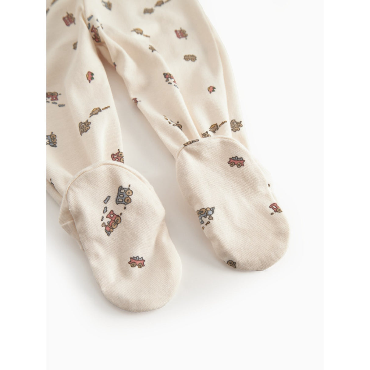 MarMar Newborn Modal Smooth Print Trains Pixa Pants