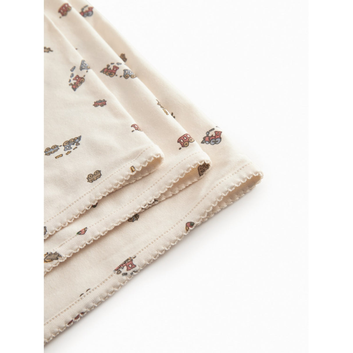 MarMar Newborn Modal Smooth Print Trains Alida Blanket