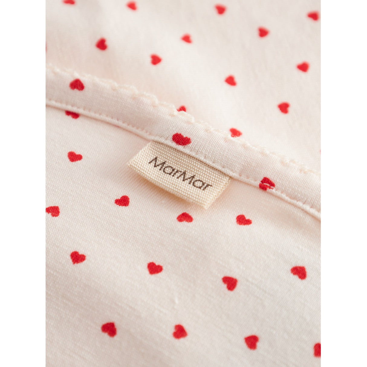 MarMar Newborn Modal Smooth Print Happy Hearts Alida Blanket