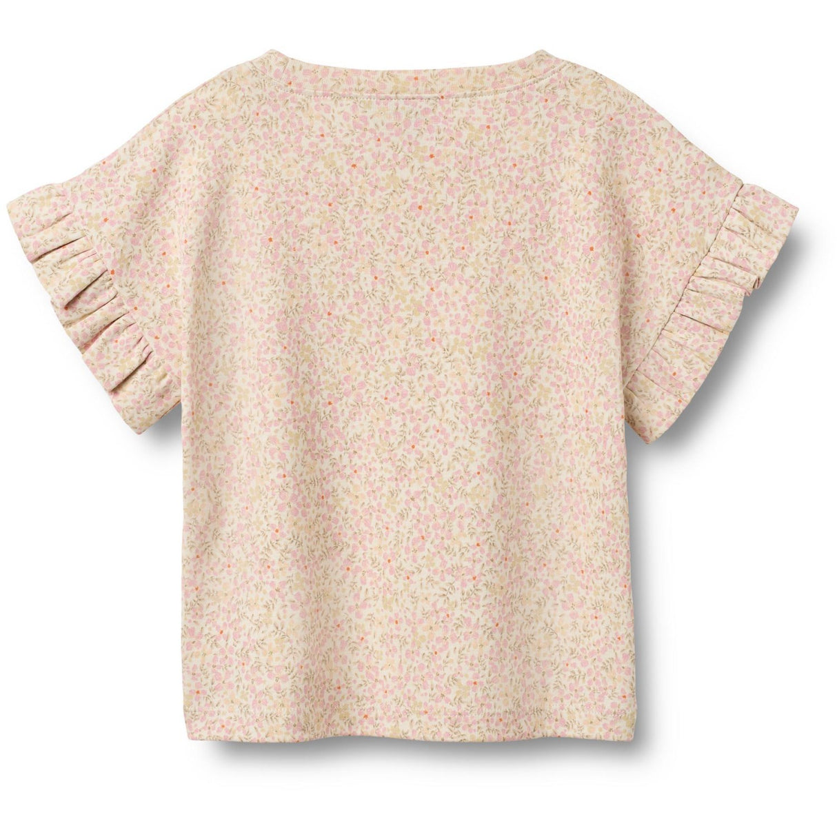 Wheat Coral Flowers Set T-shirt & Shorts Ally