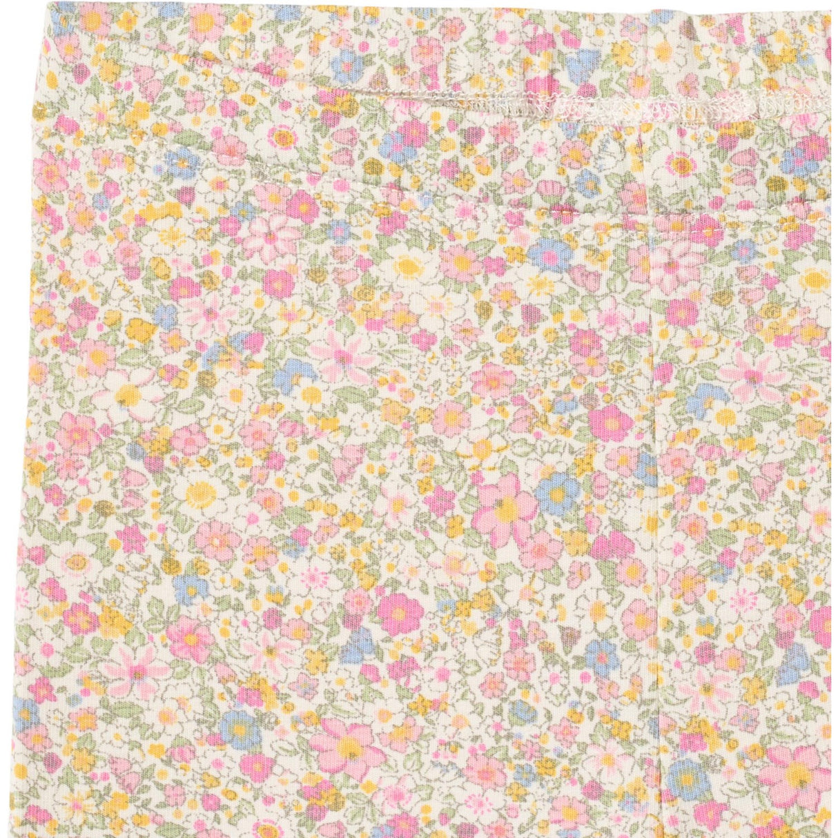 Wheat Blush Flower Meadow Bike Shorts Anne