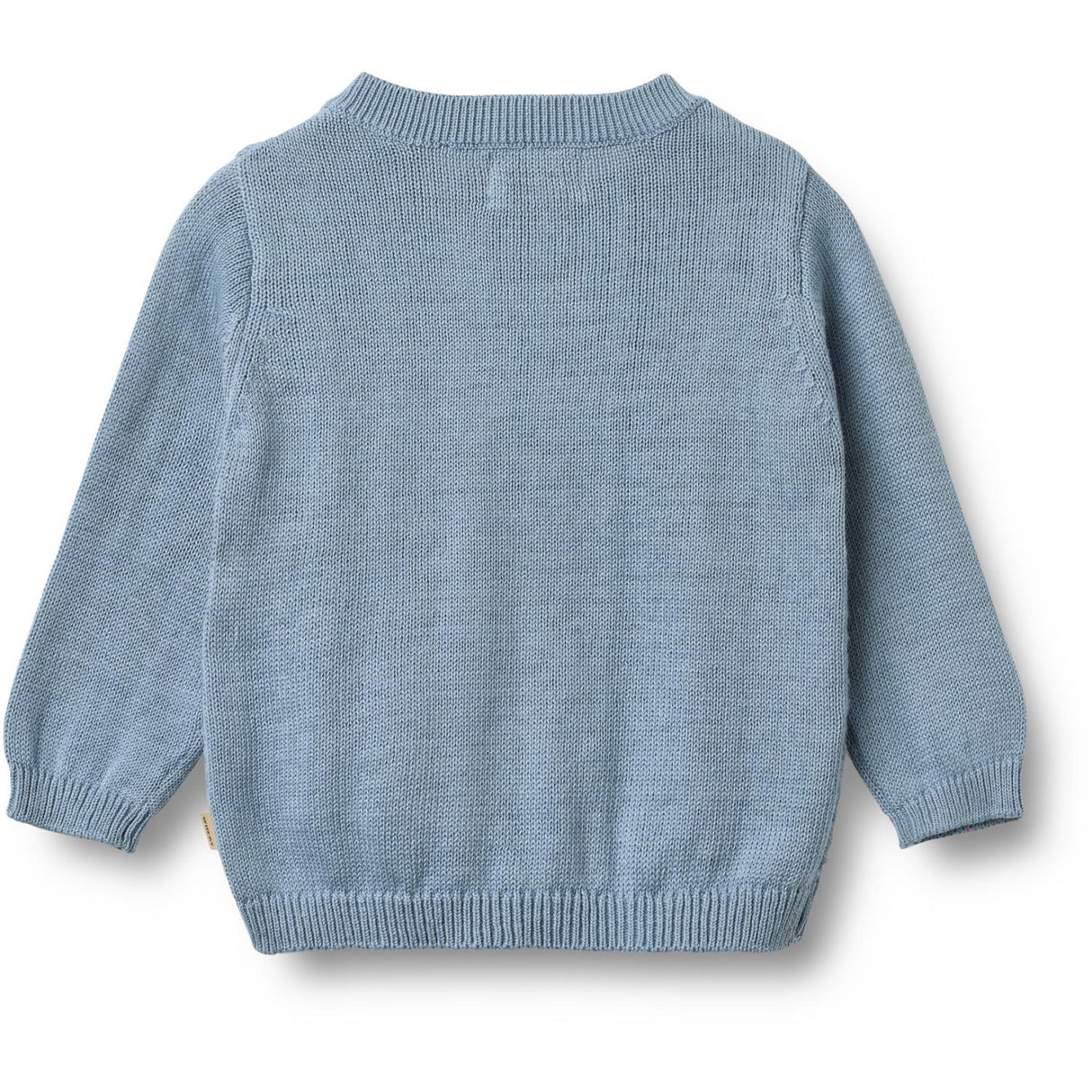 Wheat Faded Denim Knit Cardigan Bjørn