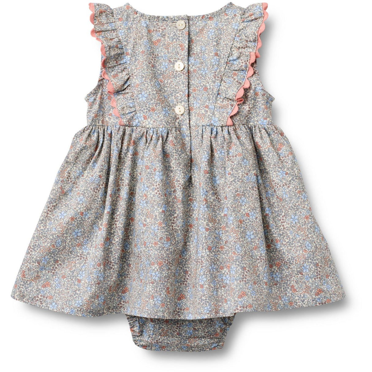 Wheat Air Blue Flowers Body Dress Sofia