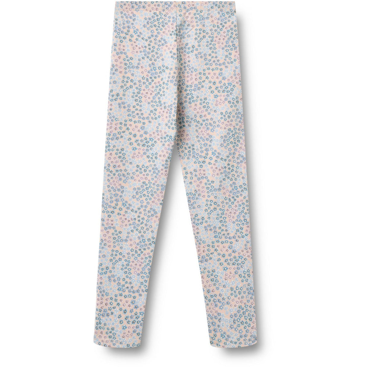 Wheat Powder Blue Flowers Jersey Leggings Jules