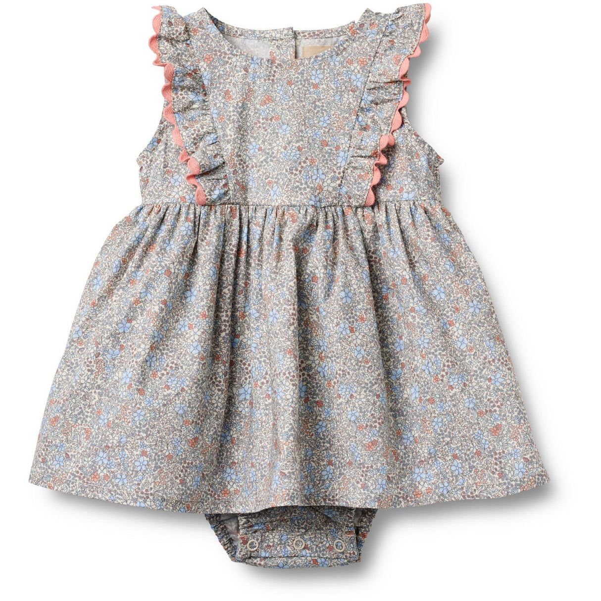 Wheat Air Blue Flowers Body Dress Sofia