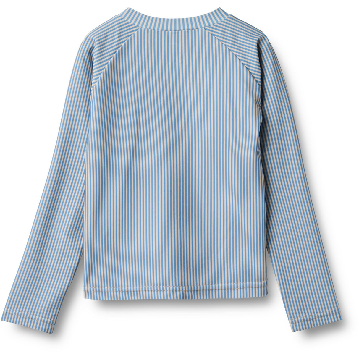 Wheat Blue Swim Stripe Swim T-shirt L/S Zip Ada