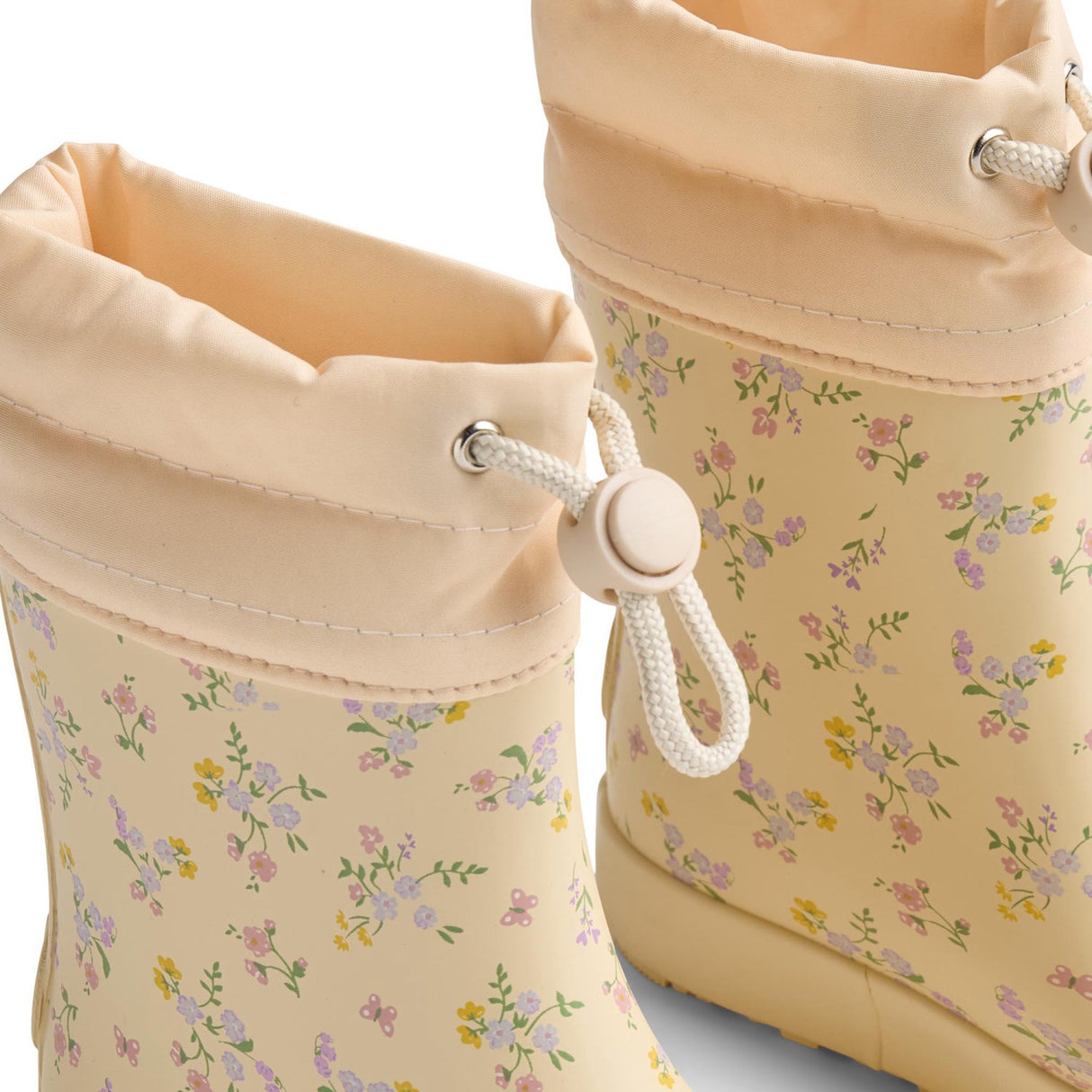 Wheat Barely Apricot Flowers Barefoot Rubber Boot Zerro