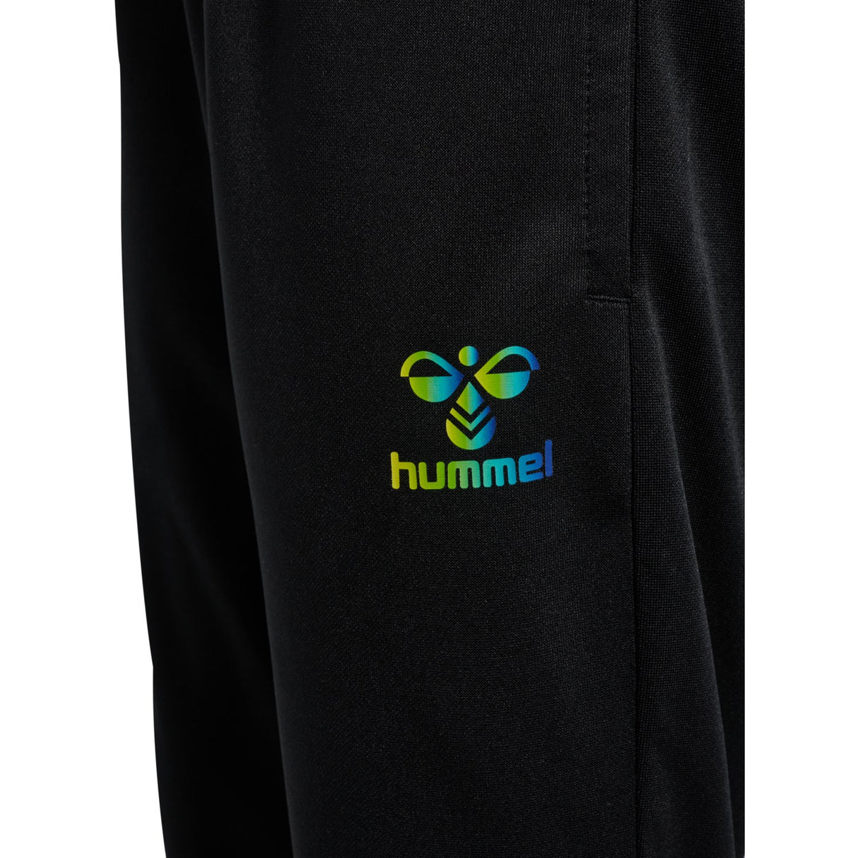Hummel Black/Limeade Shimmer Training Pants Kids
