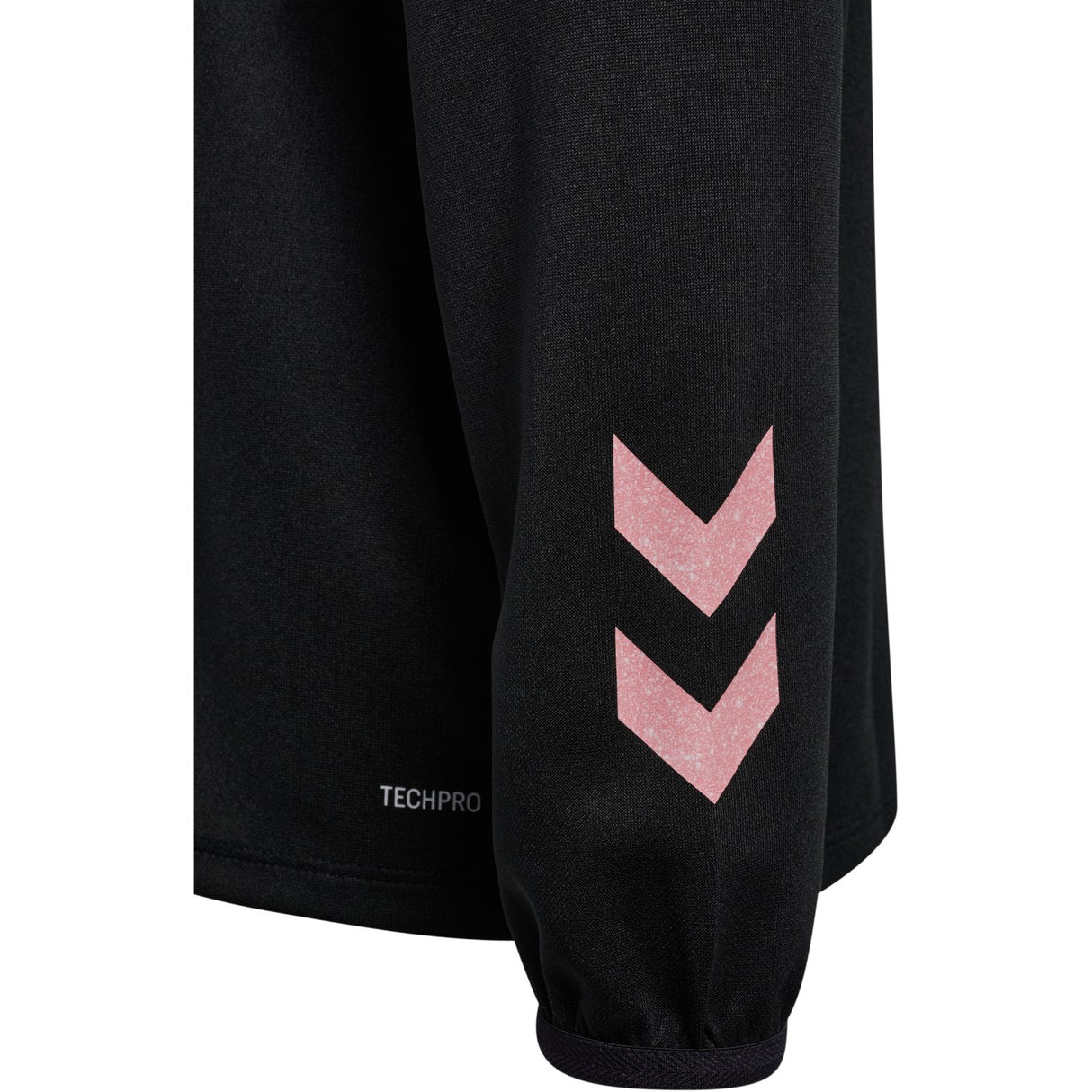 Hummel Black/Bridal Rose Shimmer Half Zip Kids