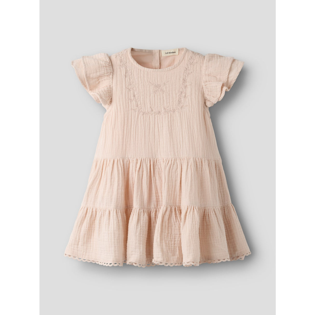 Lil'Atelier Peach Whip Nmffulina Ss Loose Dress Lil