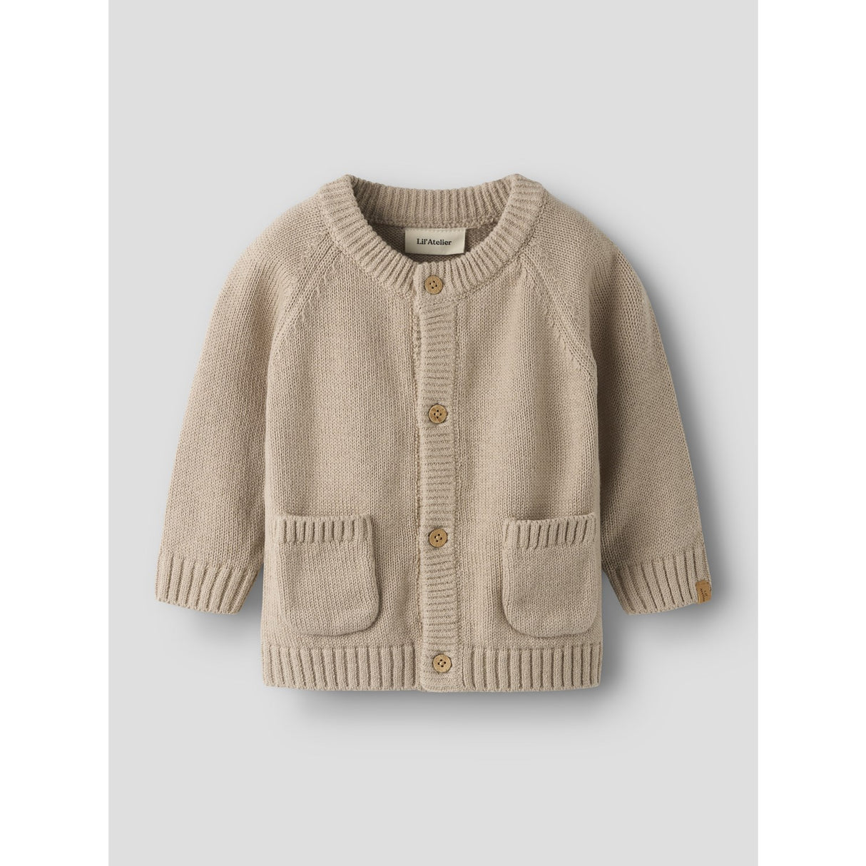 Lil'Atelier Oxford Tan Nbmfogon Ls Knit Card Lil
