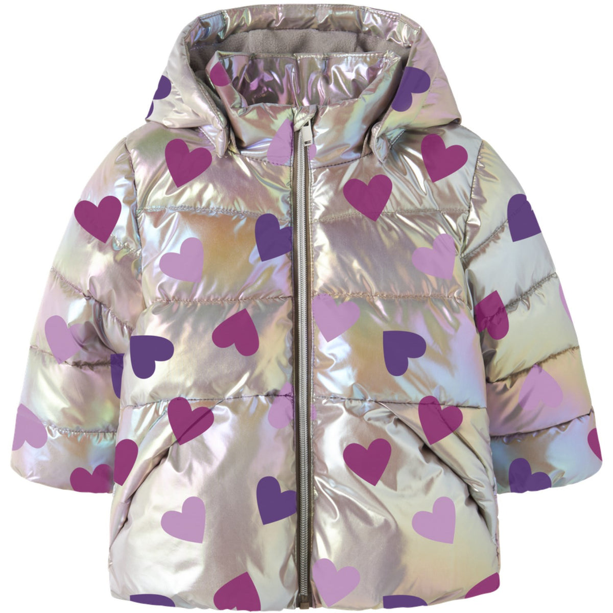 Name It Fungi Nmfmolina Puffer Jacket Shiny Aop