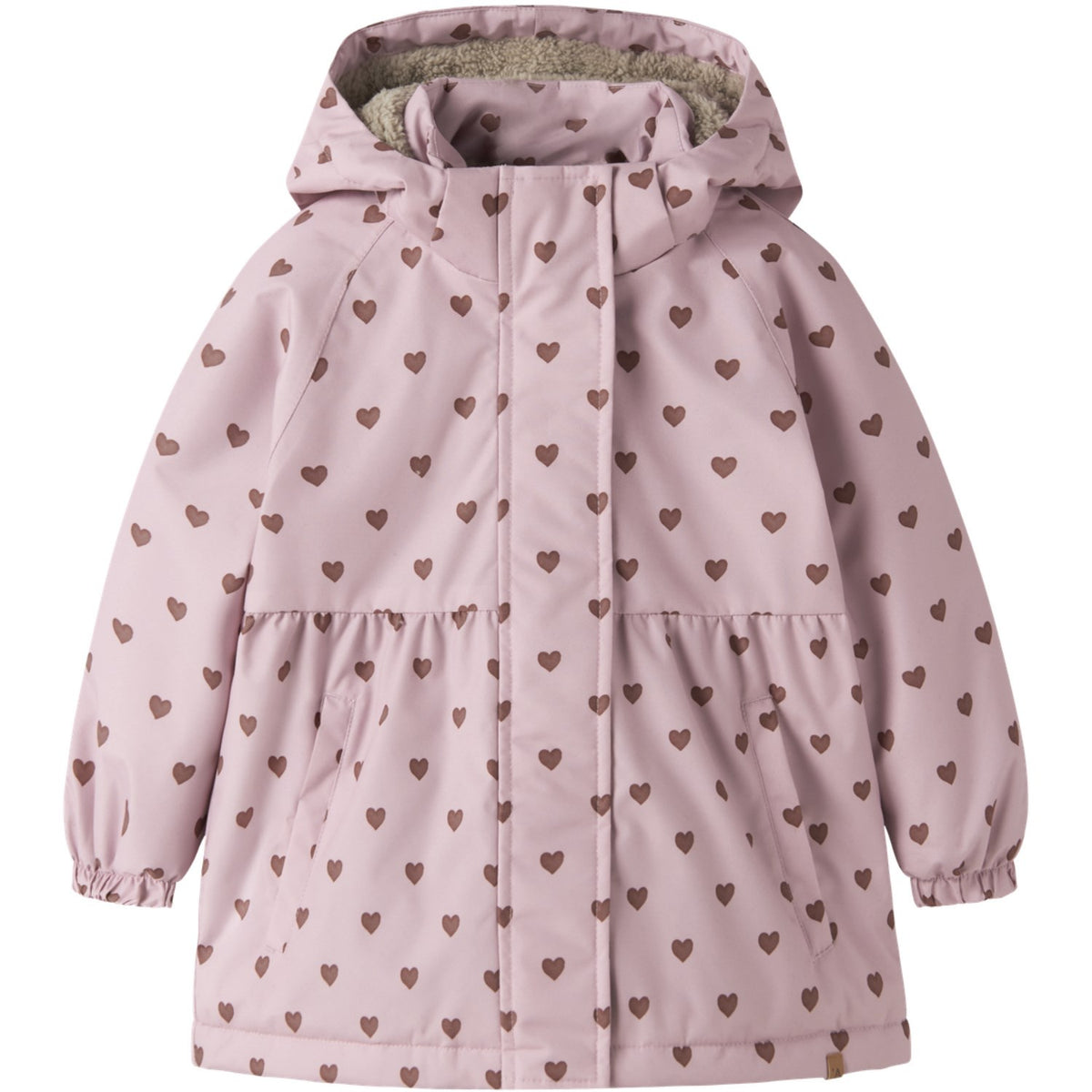 Lil'Atelier Zephyr Hearts Nmflasnow05 Jkt Aop Fo Lil