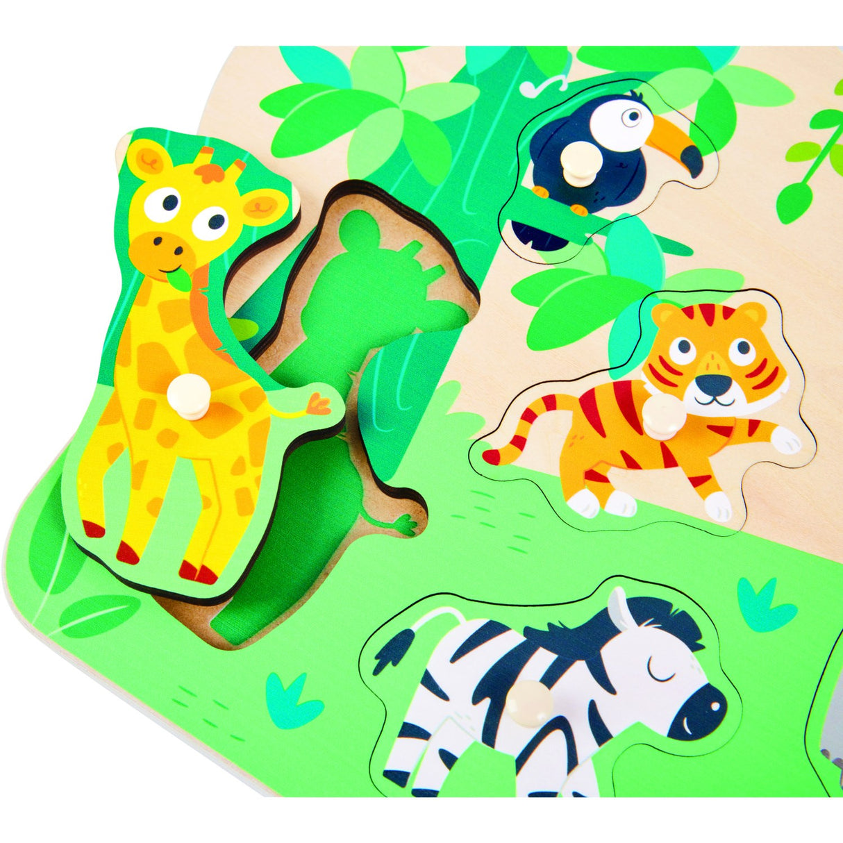 Hape Wild Animals Peg Puzzle