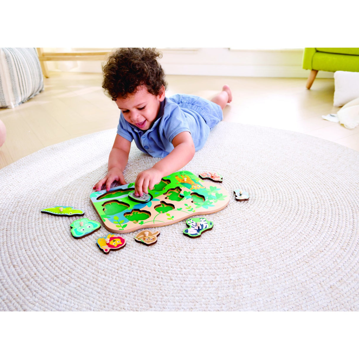 Hape Wild Animals Peg Puzzle