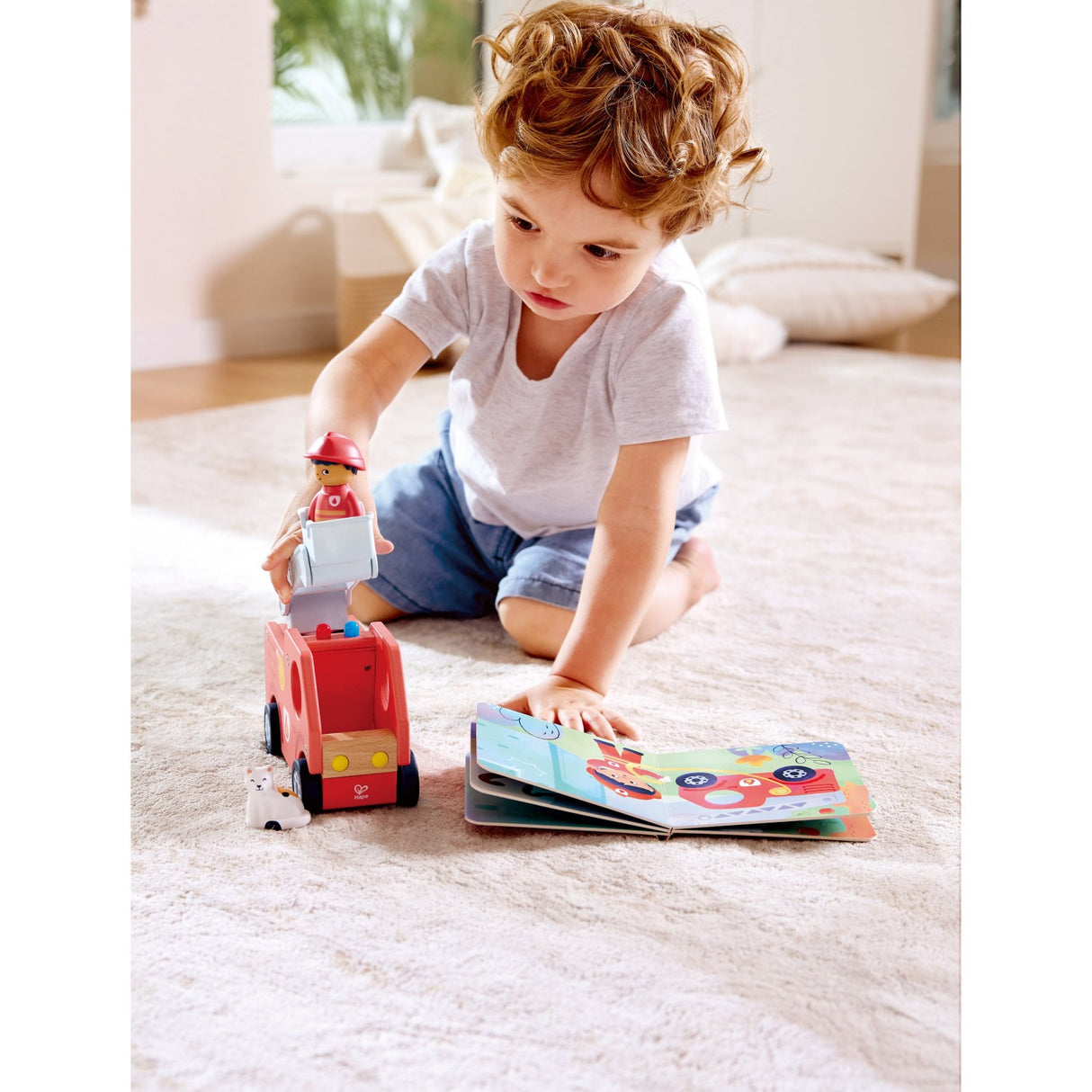 Hape Den Brølende Brandbil Med Lyd