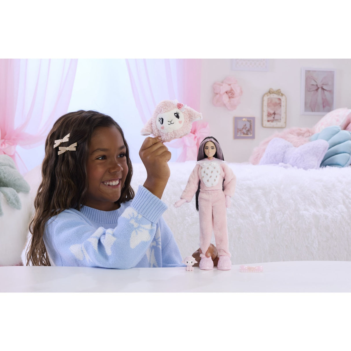 Barbie® Cutie Reveal Sweet Bows Pink Lamb